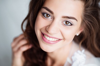 woman smiling