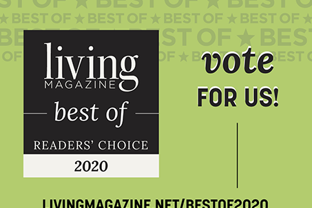 living magazine cover
