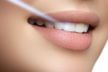 a closeup of a smile